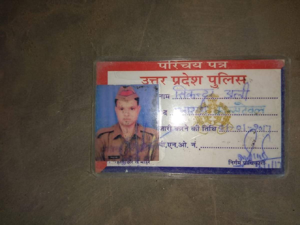 Sikander Ali was deployed in ‘Cheetah’ mobile unit of UP 100 at Mailani police station and was a native of Pilibhit district