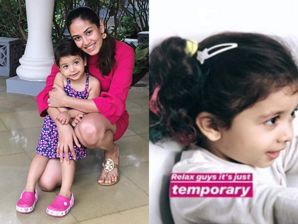 Mira Rajput Gets Trolled Online For Colouring Her Daughter Misha S Hair Times Of India