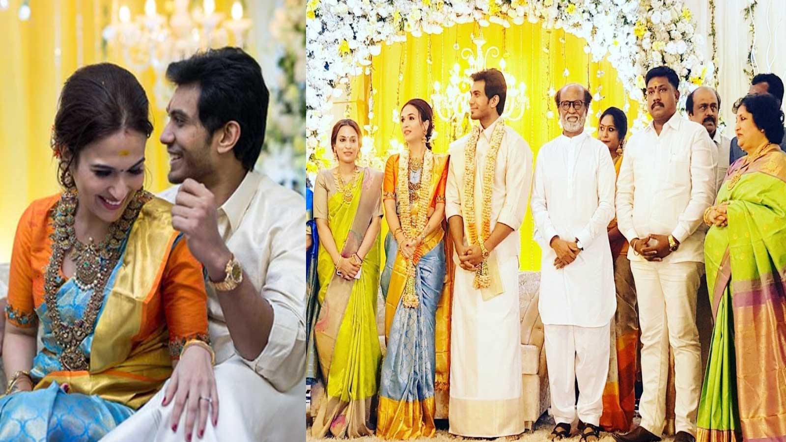 Rajinikanth S Daughter Soundarya Looks Splendid At Her Pre Wedding