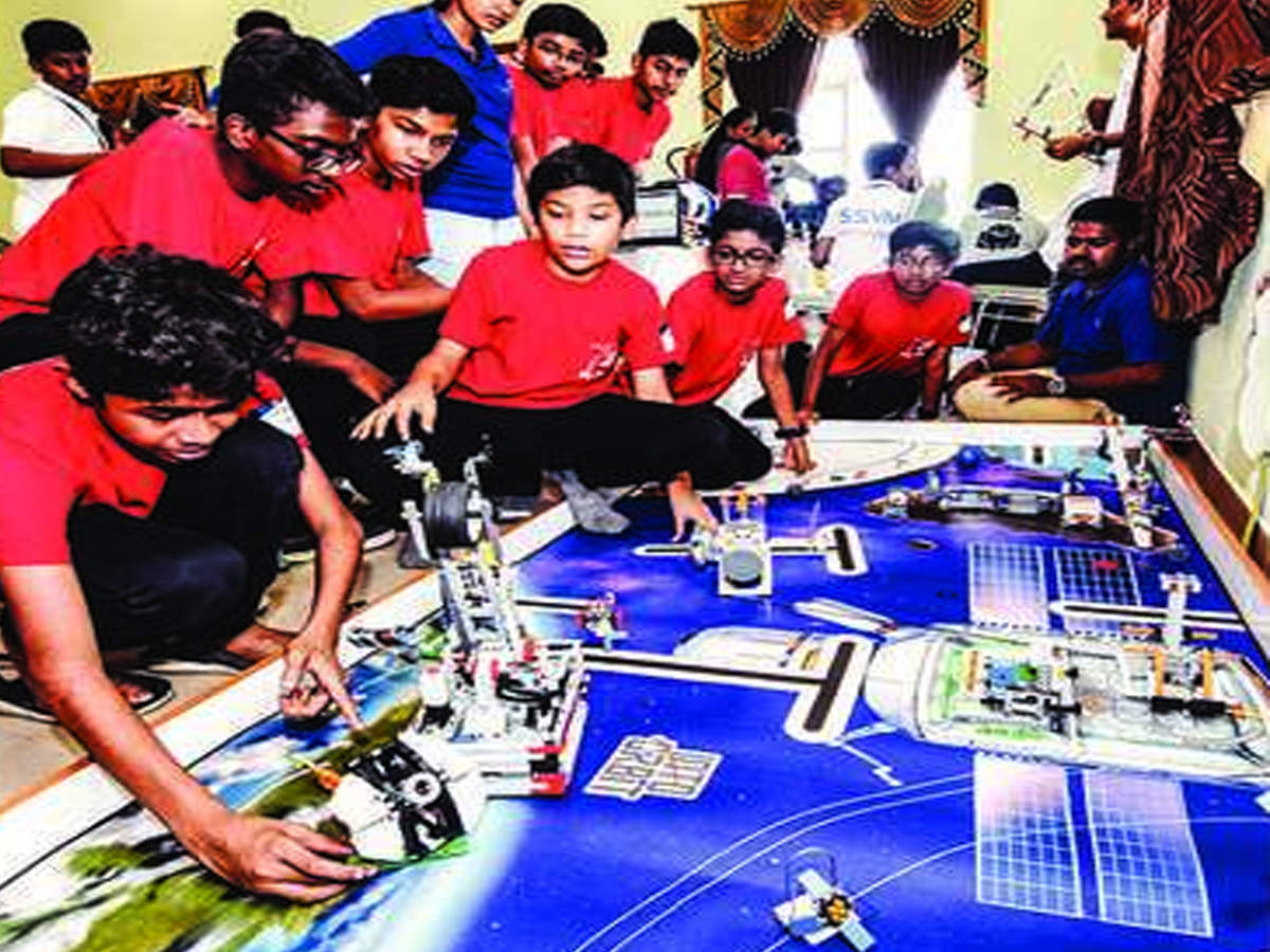 The First Lego League, an international competition, was conducted in Coimbatore on Sunday. 