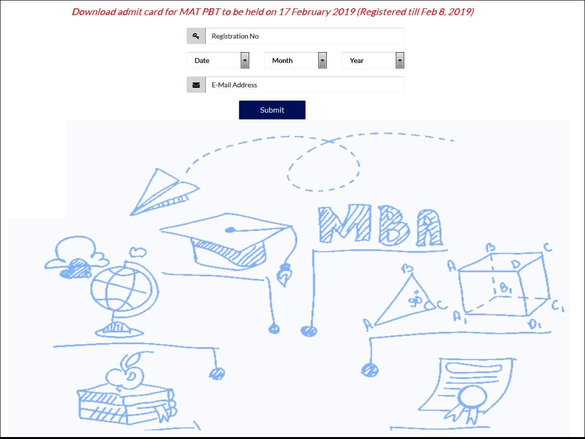 Aima Mat Admit Card 2019 Released For Pbt At Mat Aima In Direct