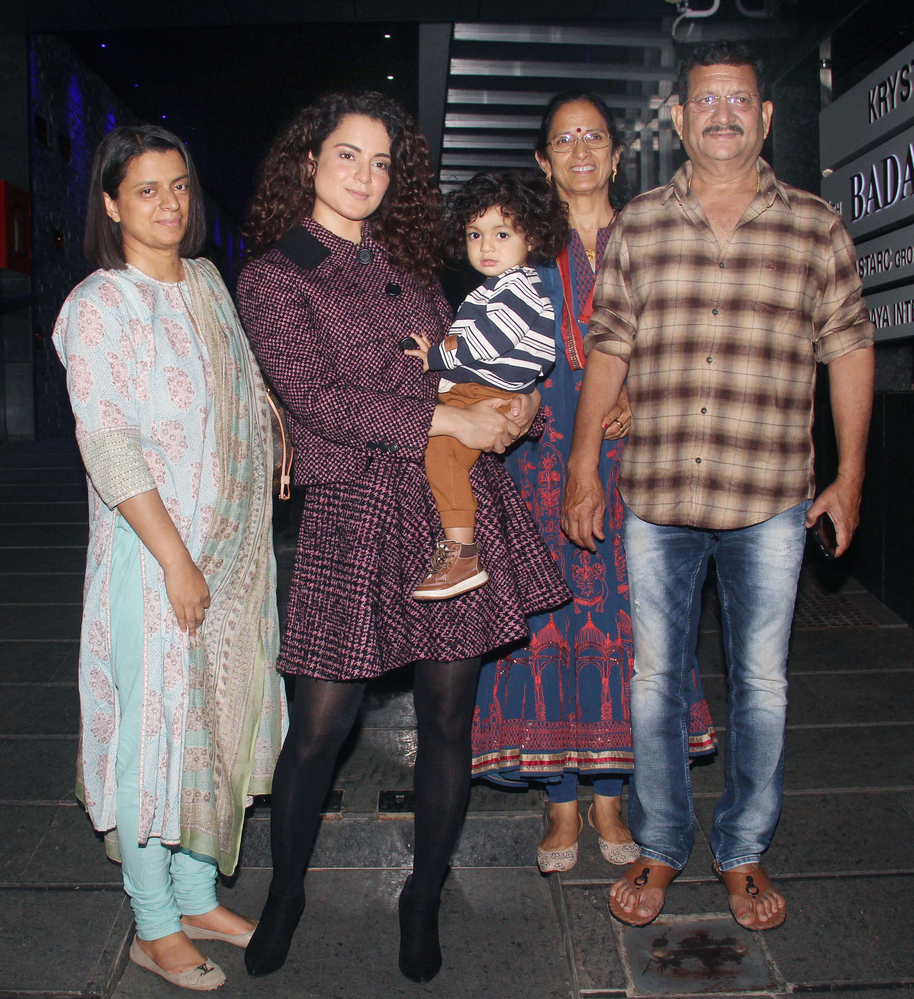 kangana ranaut family