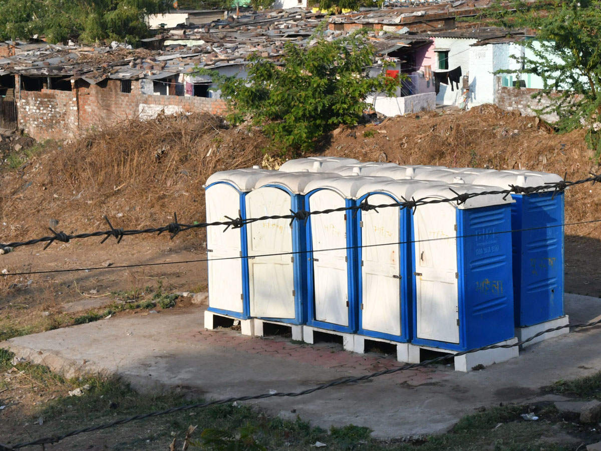 Modular toilets at Anna Nagar
