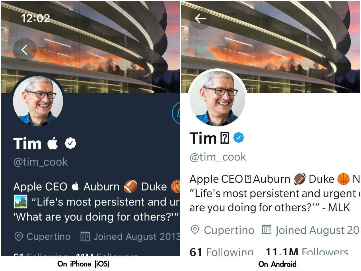 Unødvendig sød indhold Here's why some users cannot see Apple CEO Tim Cook's 'new name' on Twitter  - Times of India