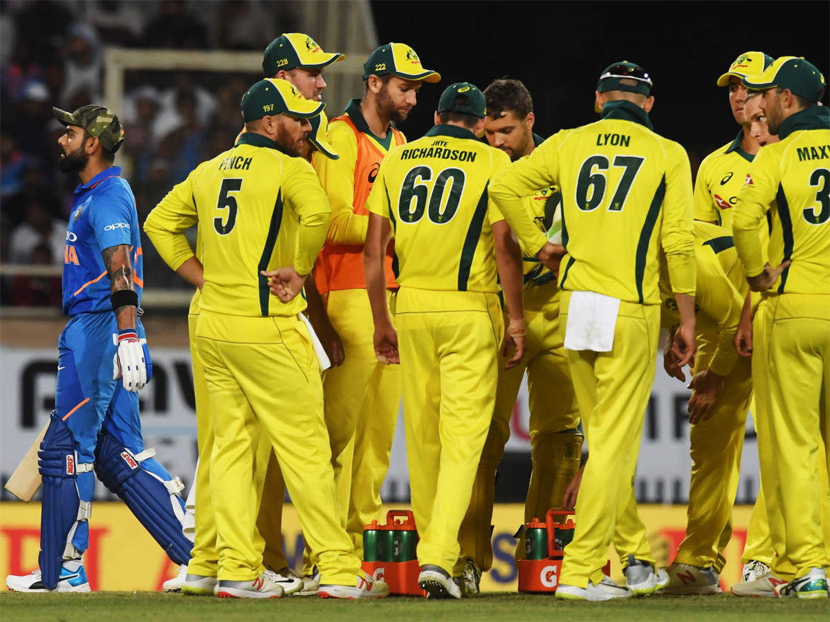 india vs australia 2019 odi scorecard