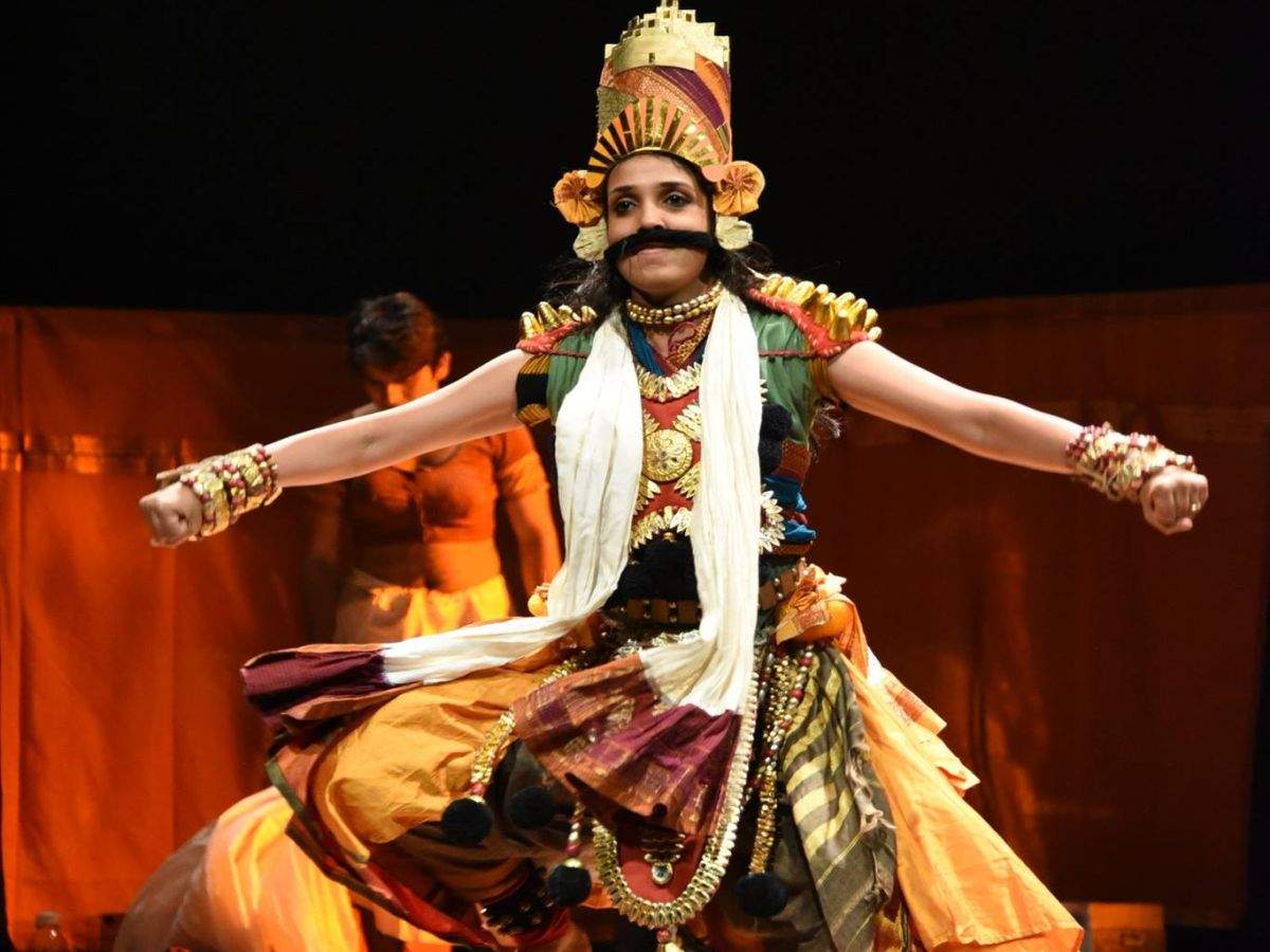 To traditional practitioners, a woman taking on Yakshagana is an ...