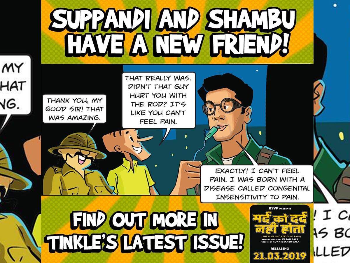 Makers of 'Mard Ko Dard Nahi Hota' release new Tinkle poster featuring the  S-trio Suppandi, Shambu and Surya | Hindi Movie News - Times of India
