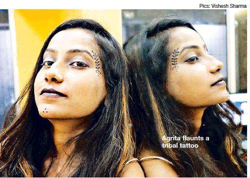 Trending Tattoos Facial Tattoos The Latest Style Statement In Bhopal Times Of India