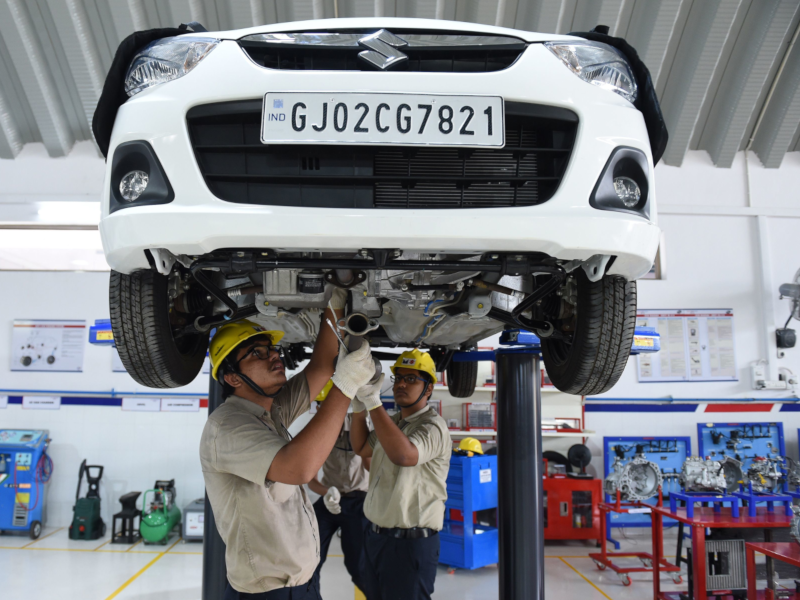 Maruti cut vehicle production by around 21% in March - Times of India