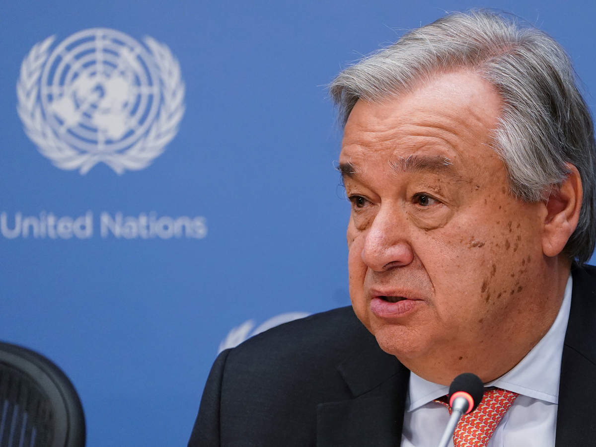 Antonio Guterres said UN owes India US $38 million for the peacekeeping operations as of March 2019. (Reuters photo)
