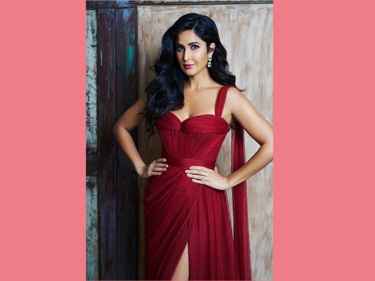 Style files! Katrina Kaif sports hot pink and burnt orange gown