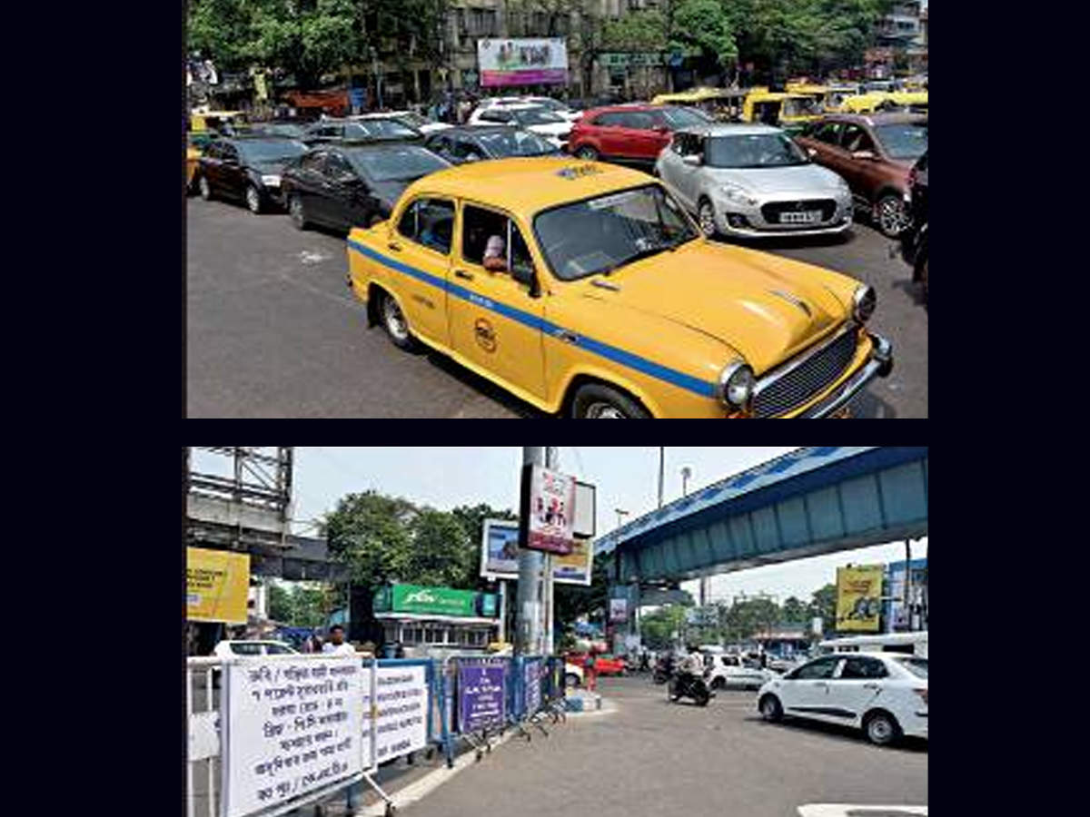 As the day progressed, traffic congestion increased at Park Circus crossing and its adjacent road