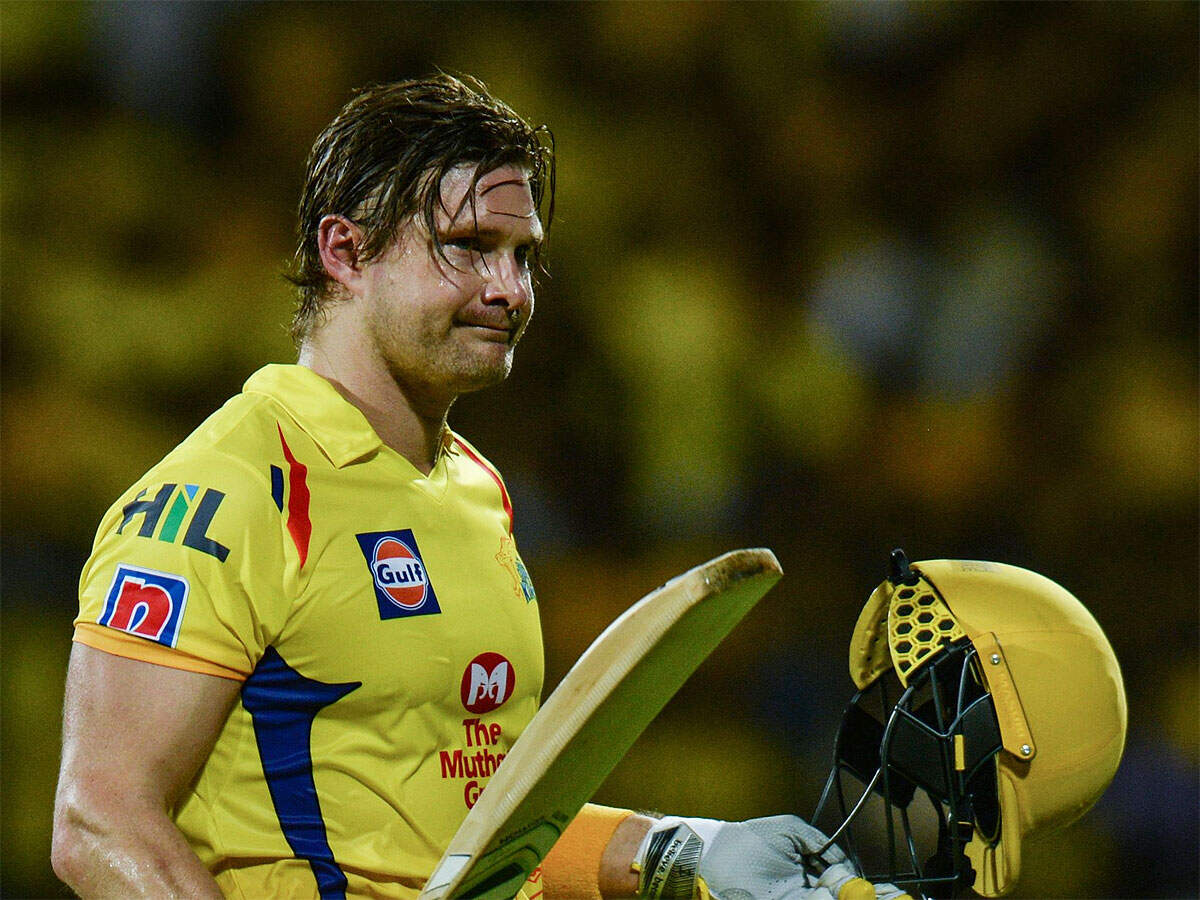 CSK vs SRH: Shane Watson helps Chennai Super Kings open playoffs door | Cricket News - Times of India