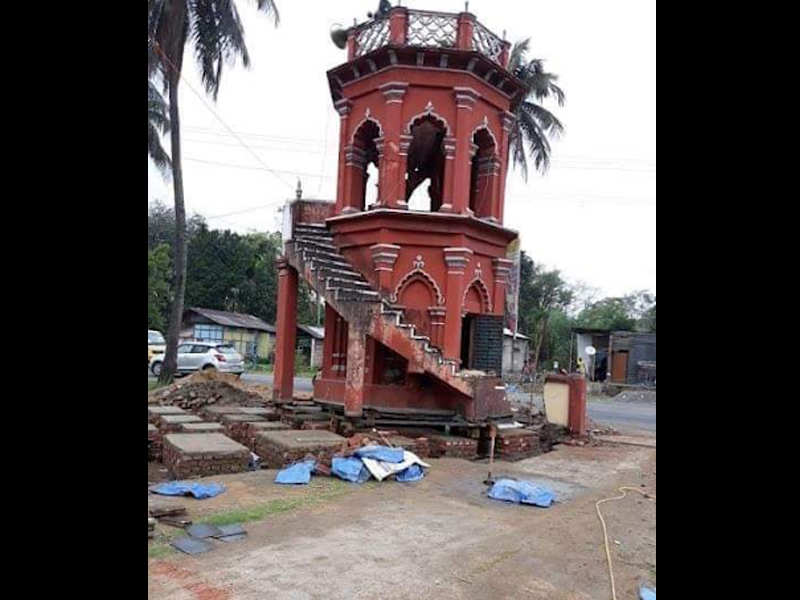 Century old Puranigudam Minar in Assam will be shifted from its original site within 20 days.