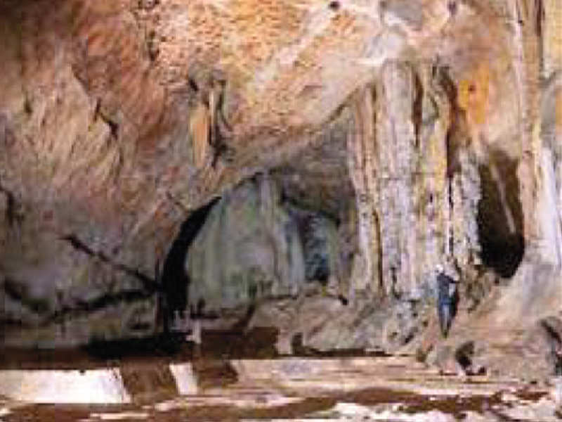 Mawmluh cave in Meghalaya