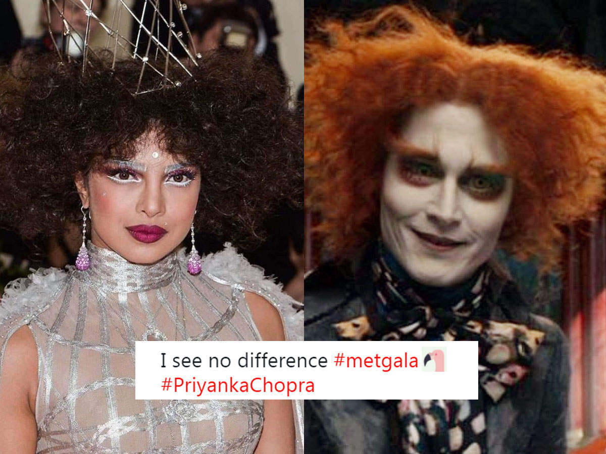 Met Gala 2019: Twitterati has a field day trolling Priyanka Chopra's Camp  look | Hindi Movie News - Times of India