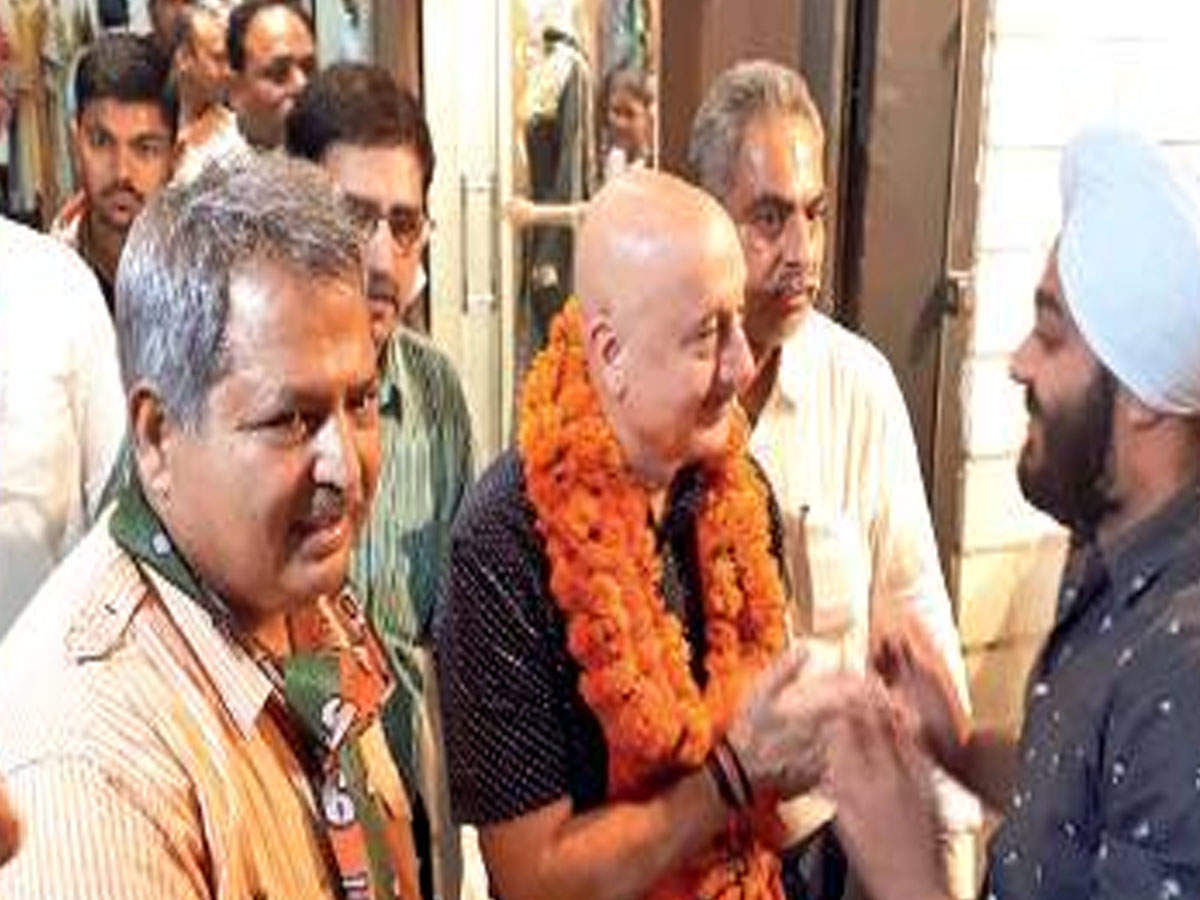 Anupam Kher will be campaigning in Chandigarh for a week