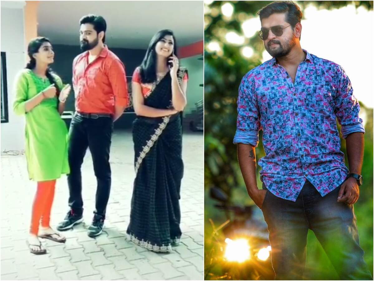 Neelakkuyil: Nithin Jake shares a funny video with his on-screen wives - Times of India Neelakkuyil: Nithin Jake shares a funny video with his on-screen wives - Times of India