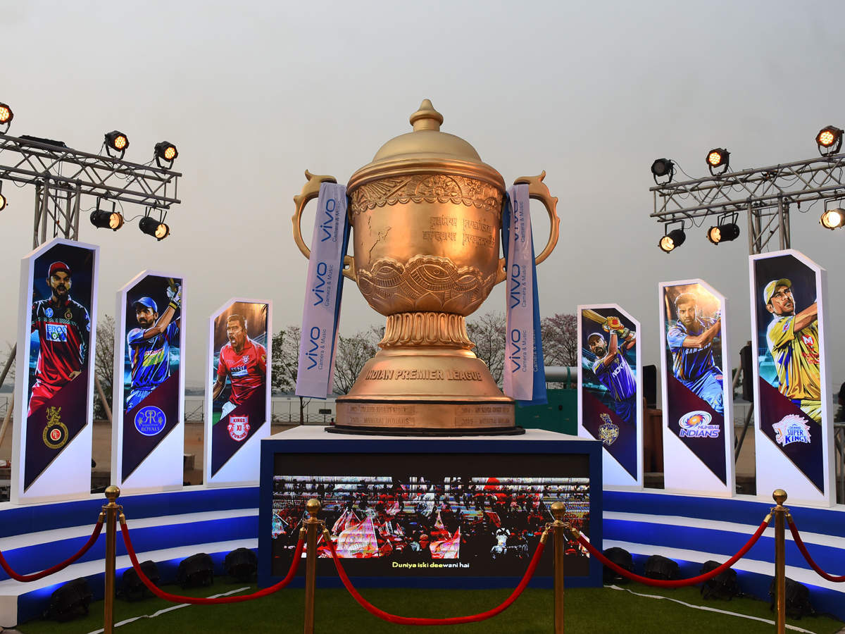 File image of the IPL trophy (TOI Photo)
