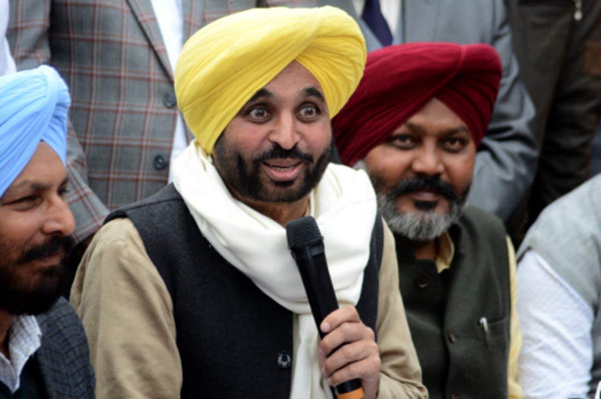 President of Aam Aadmi Party and MP Bhagwant Mann 