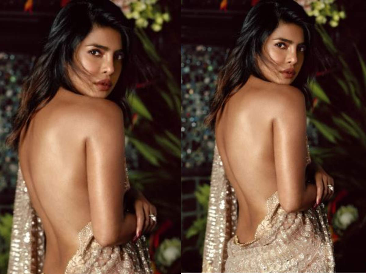 Priyanka Chopra just created history by donning a SARI for the cover of an international magazine - Times of India