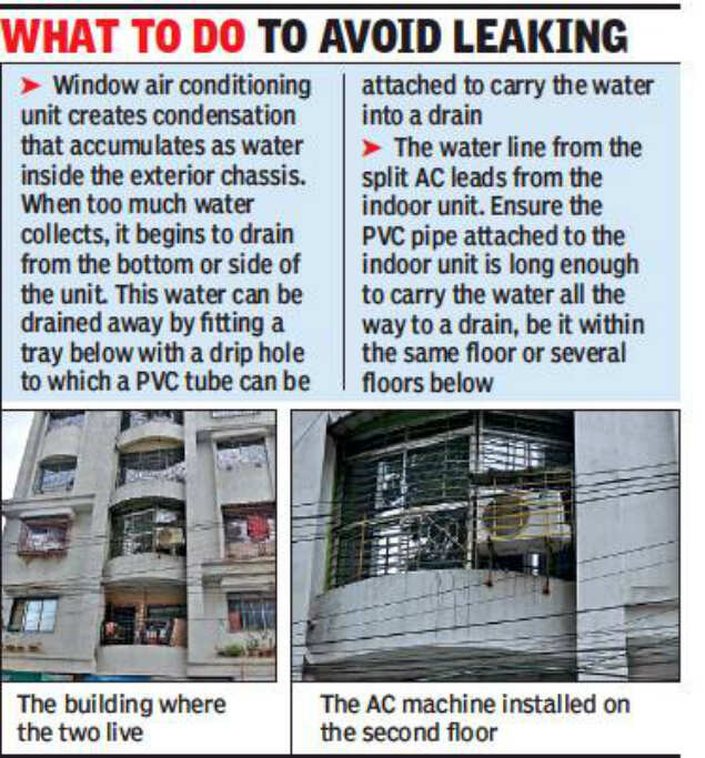 Fight Over Ac Water Leak At Kalighat Building Reaches Cops