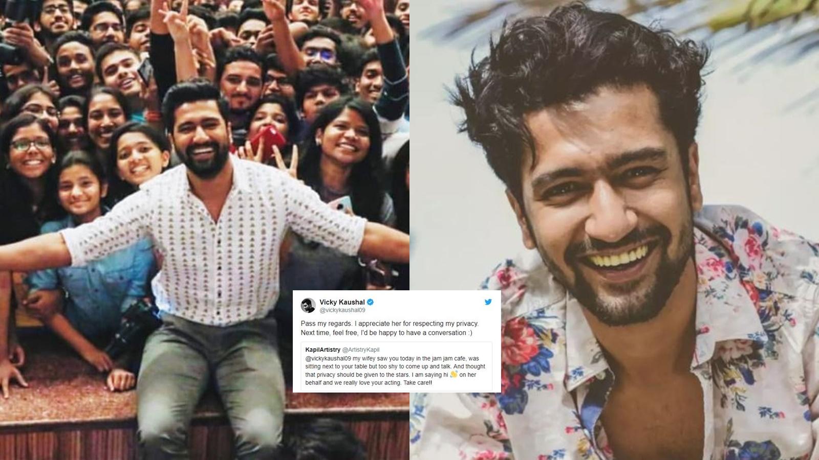 Vicky Kaushal S Reply To A Fan Is All You Need To See Today Hindi Movie News Bollywood Times Of India vicky kaushal s reply to a fan is all you need to see today