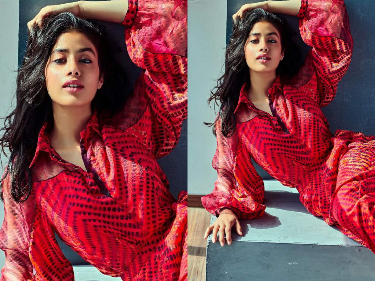 Janhvi Kapoor Looks Red Hot In This Jumpsuit Times Of India