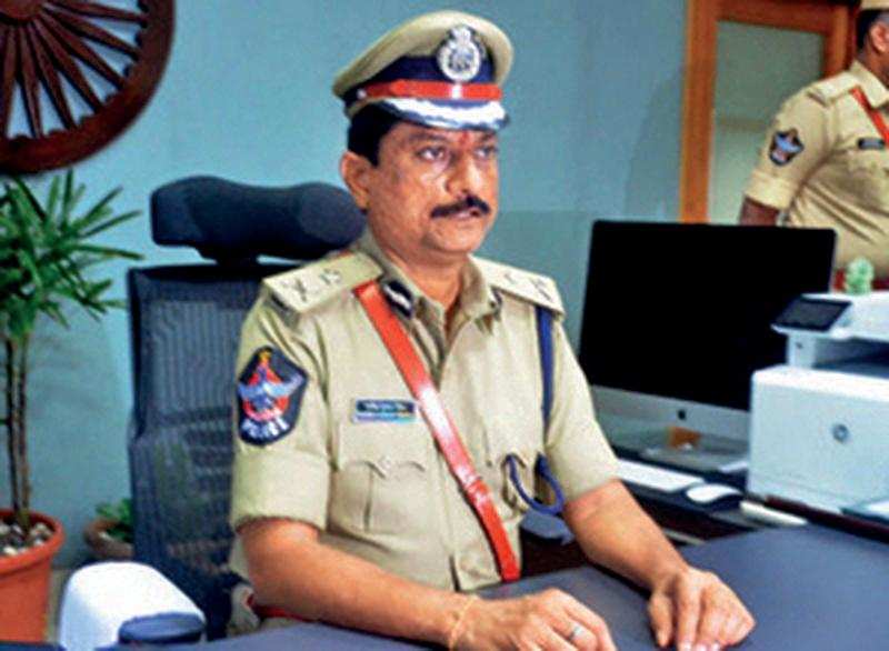 Guardian of the city:  Police chief Rajeev K Meena in his office on Thursday