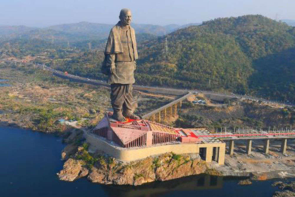 Rains mar the glory of Statue of Unity in Gujarat, leaving visitors disappointed