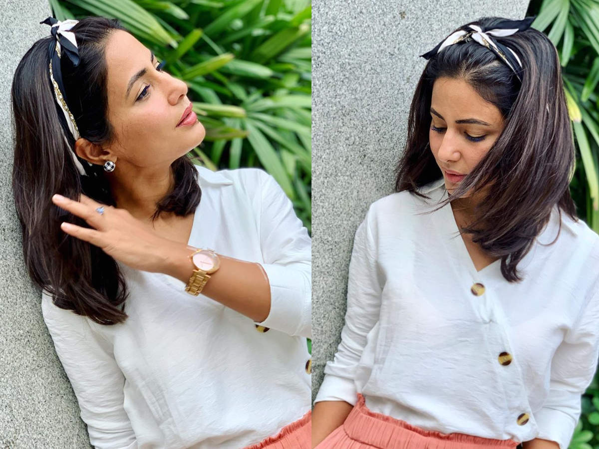 Hina Khan S Hair Accessory Is Perfect For Summers Times