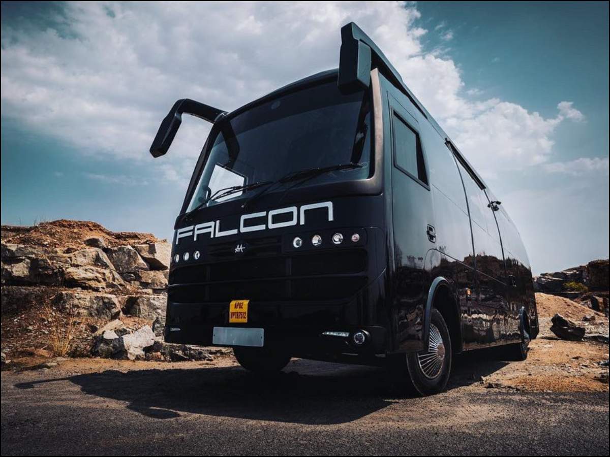 Allu Arjun shares some exclusive snaps of his luxurious vanity van &#39;FALCON&#39;  and it&#39;s breath-taking | Telugu Movie News - Times of India