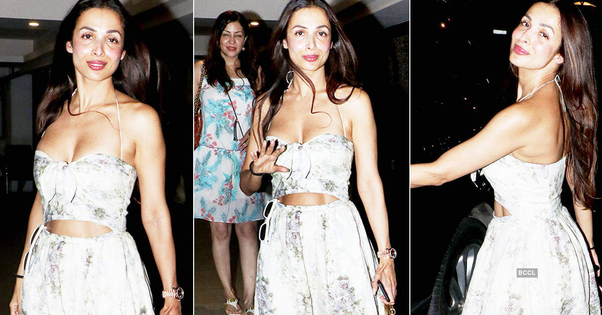 malaika arora bold dress