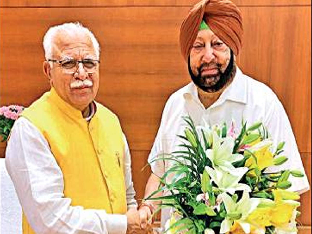 Punjab CM Amarinder Singh and Haryana CM M L Khattar met on Friday to discuss greater coordination in the battle against drugs