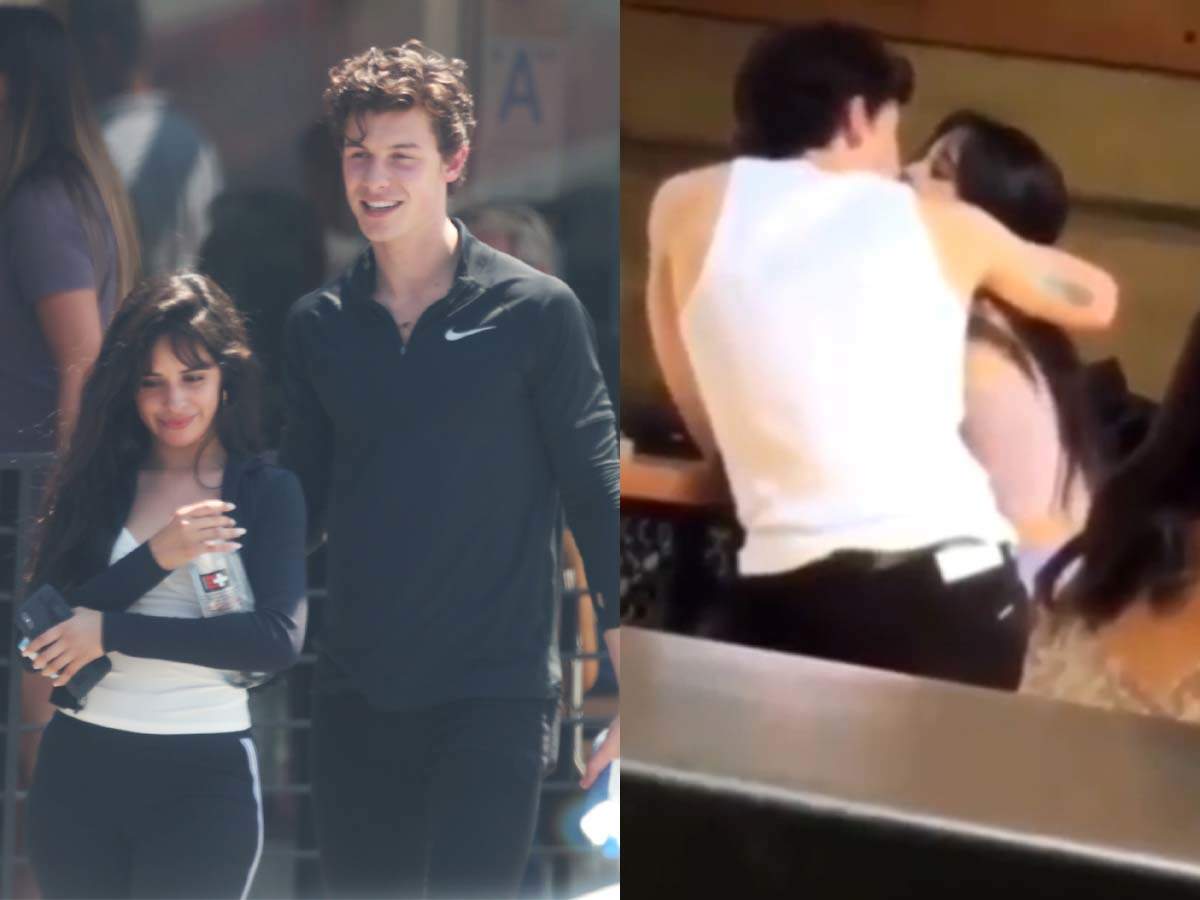 Video: Shawn Mendes and Camila Cabello share a sweet kiss | Hindi Movie News - Times ...1200 x 900