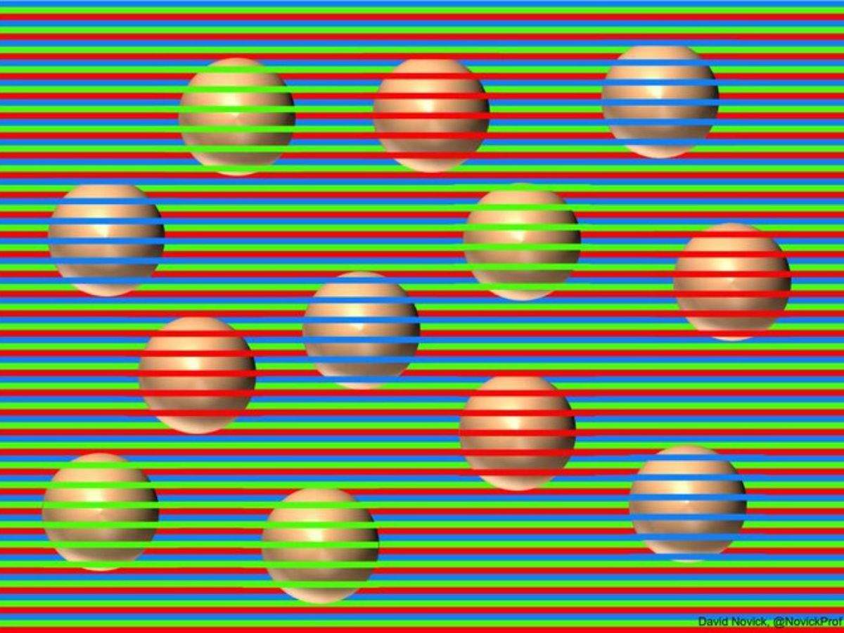 Which colour are these balls Optical illusion puzzle is back to ...