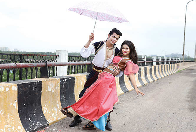 Image result for Alladin cast enjoys rains in Lucknow