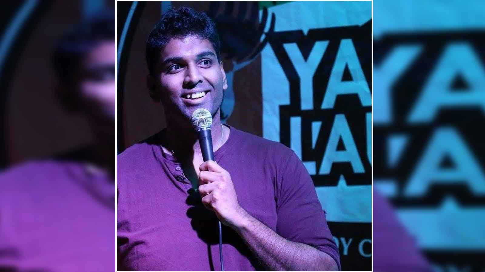 Stand Up Comedian Manjunath Naidu Dies On Stage In Dubai Audience Thinks It S A Part Of Act Hindi Movie News Bollywood Times Of India