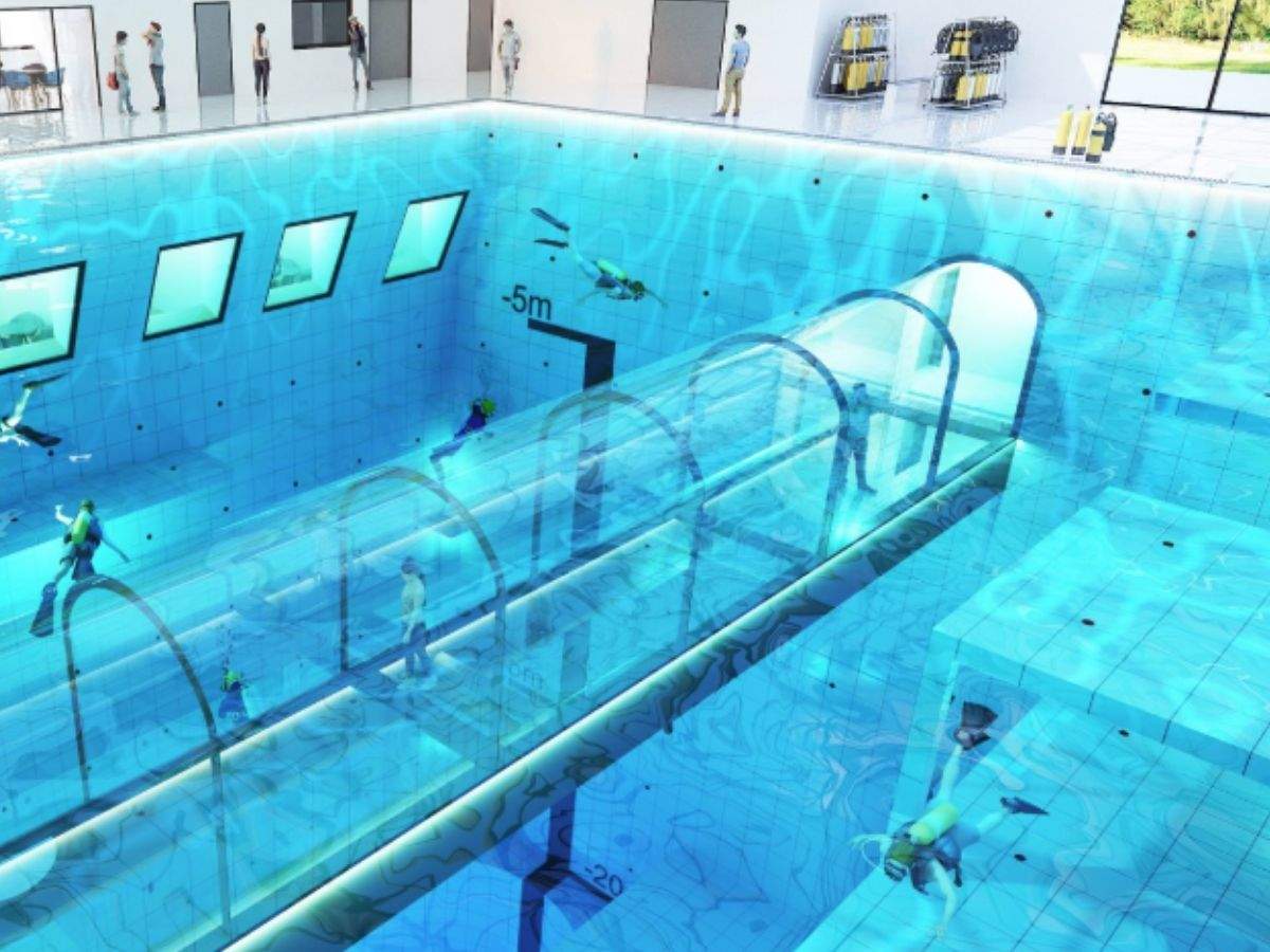 3m deep pool