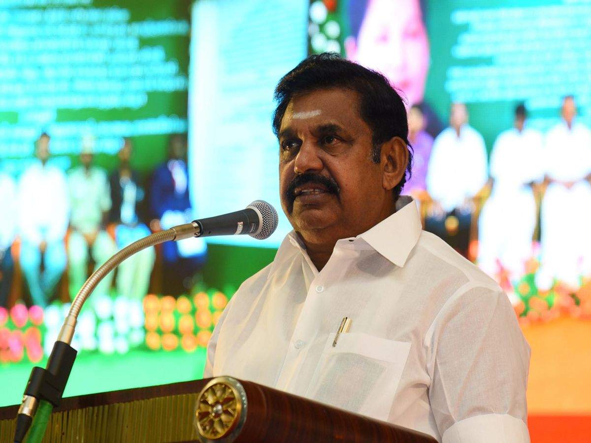 Tamil Nadu chief minister Edappadi K. Palaniswami