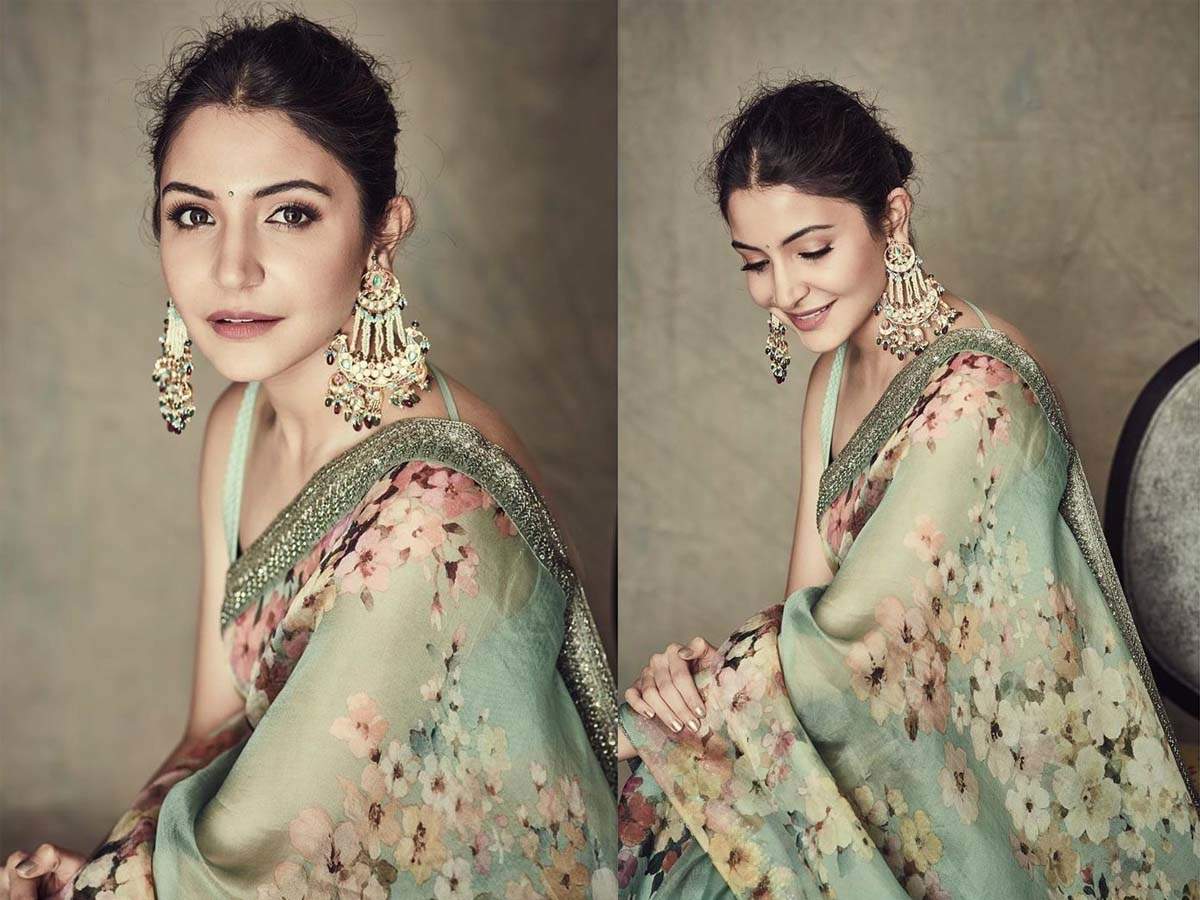 Anushka Sharma Looks Ethereal As She Dons A Chiffon Saree In Her Latest Instagram Photos Hindi Movie News Times Of India