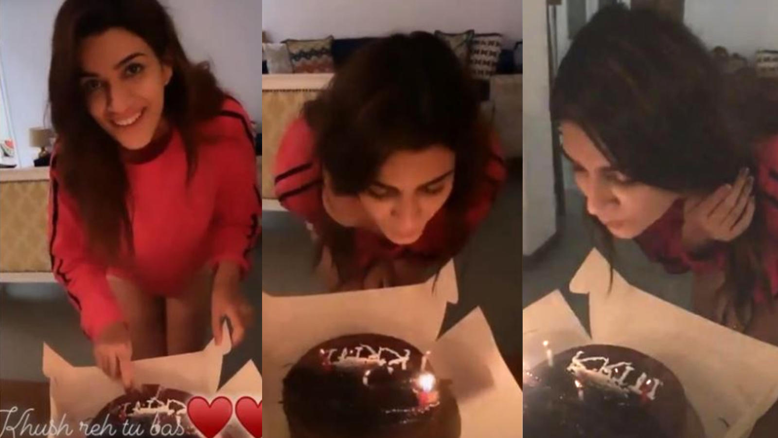 Kriti Sanon Turns A Year Older Celebrates Birthday With Sister