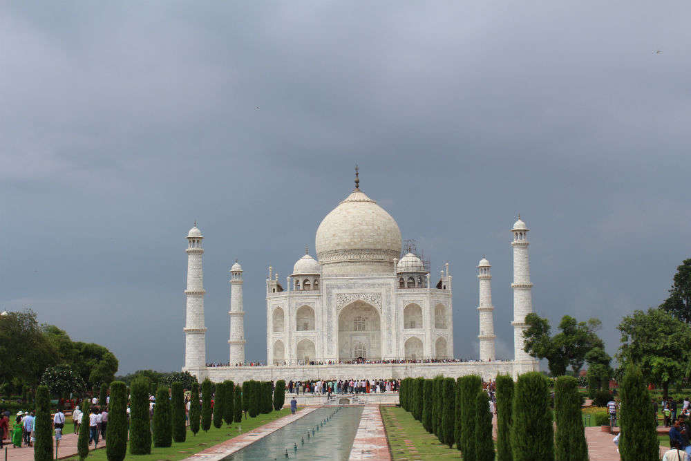 Visiting Taj Mahal in monsoons is always a good idea