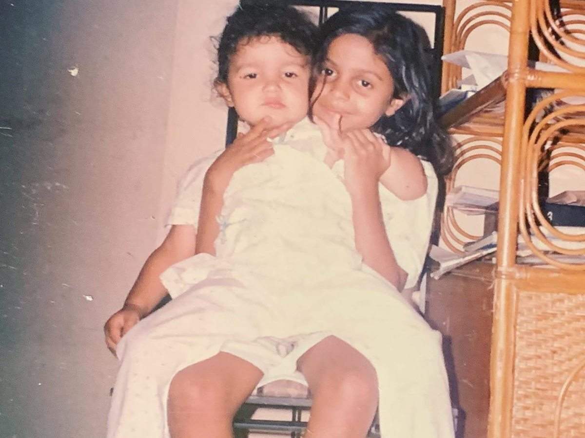 This childhood picture of Shaheen Bhatt with her sister Alia Bhatt ...