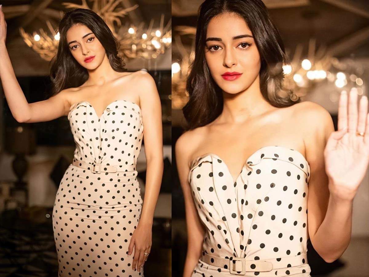 Ananya Panday looks beautiful in a polka dot outfit in her latest post but  the caption caught our attention! | Hindi Movie News - Times of India