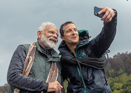 Man vs Wild: PM Modi with Bear Grylls in 'Man Vs Wild' tonight | India News - Times of India