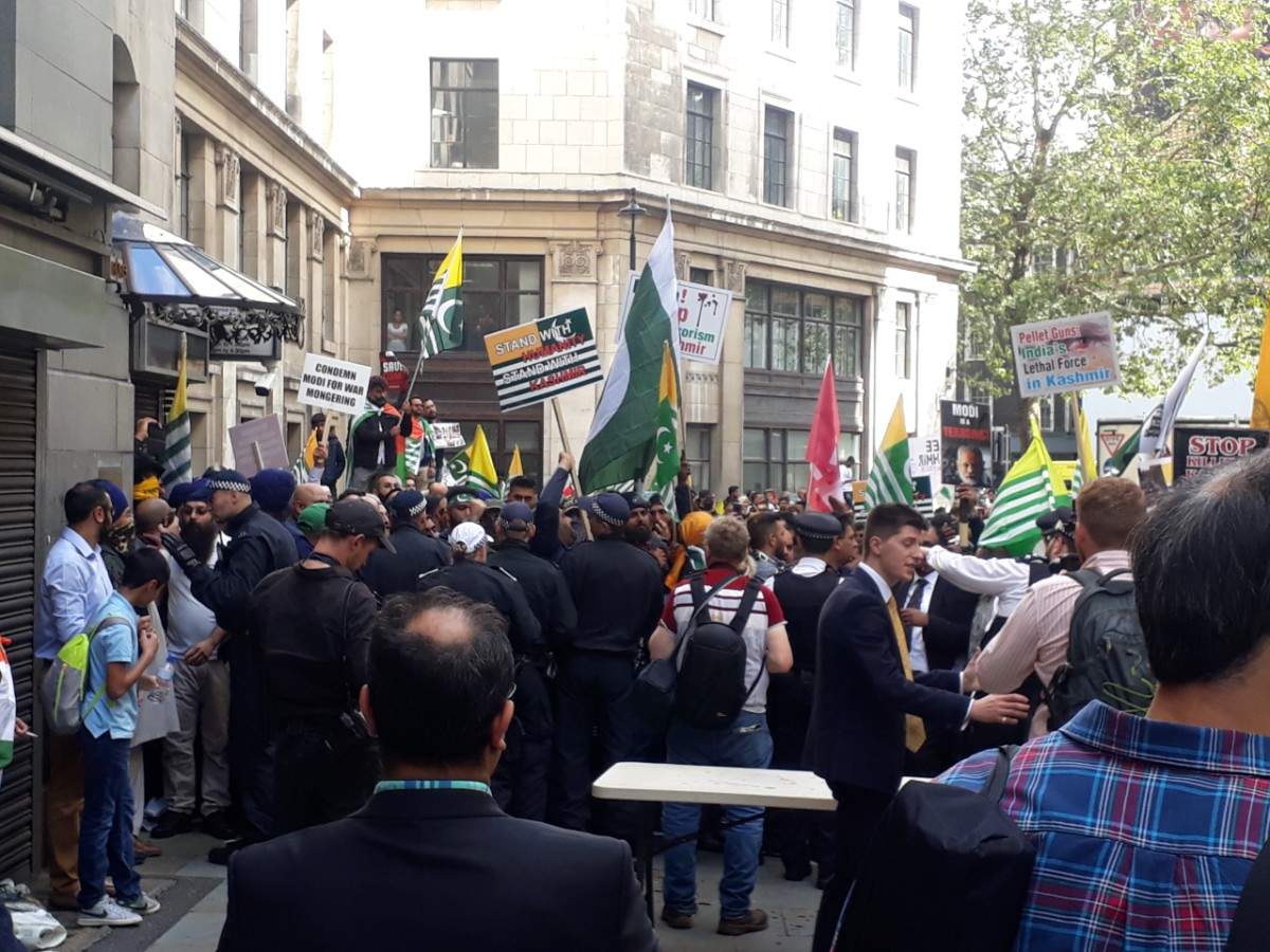 Violent protests outside Indian mission in London, PIOs hurt
