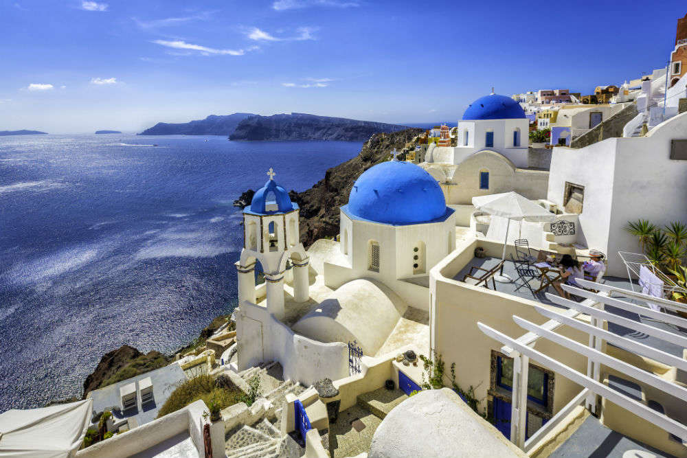 The mystery behind blue and white houses of Greece