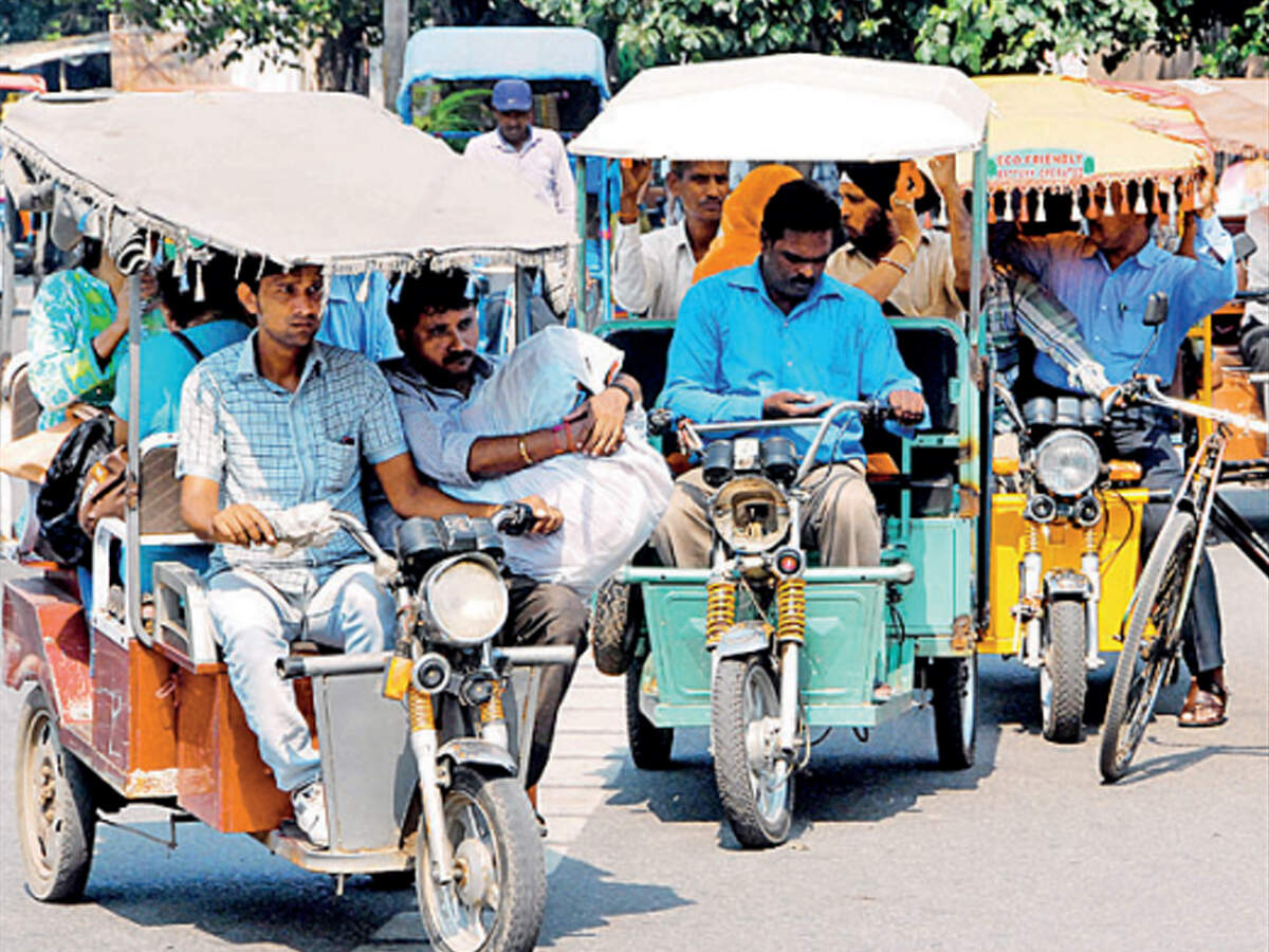 Overloaded Rickshaw