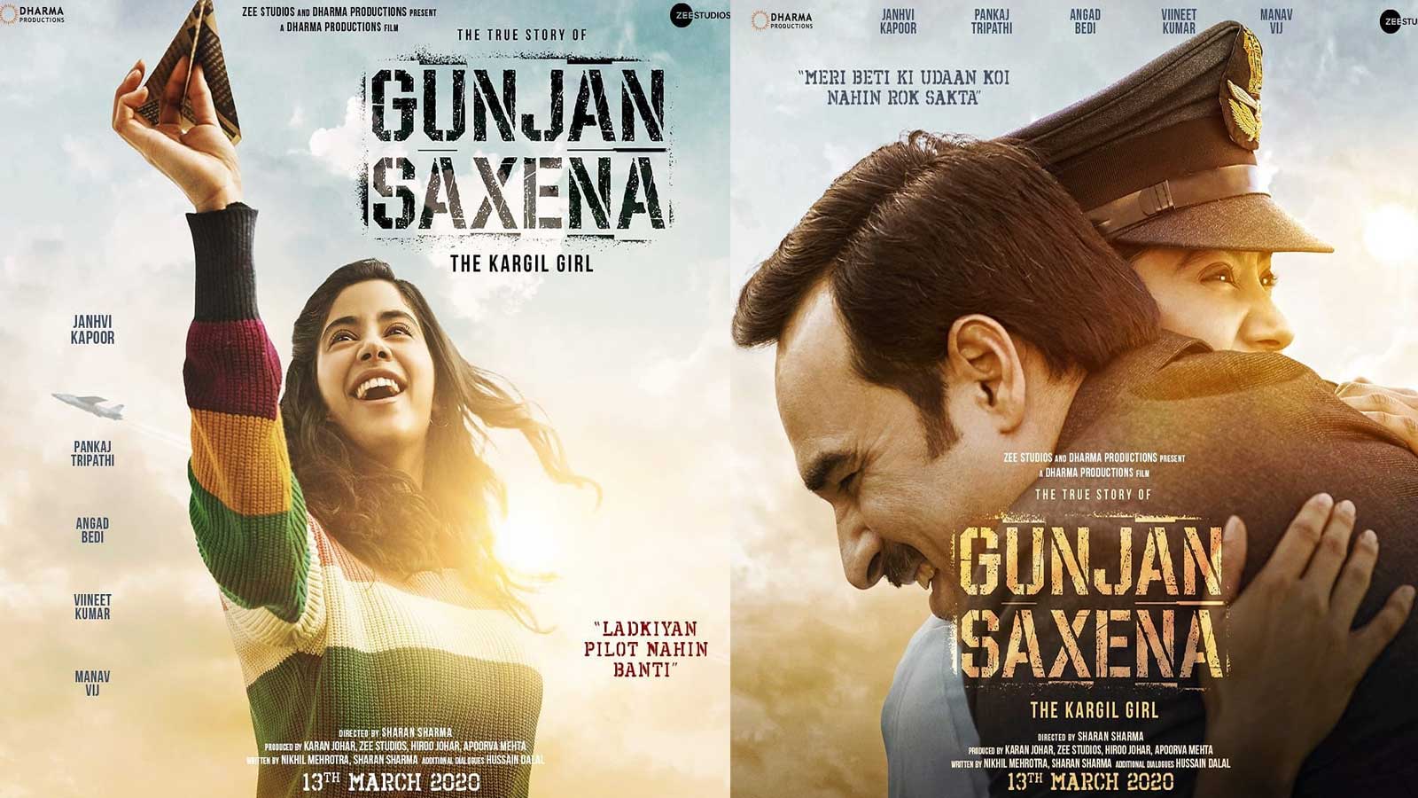 First Look Of The Film On Iaf Pilot Gunjan Saxena Out Today